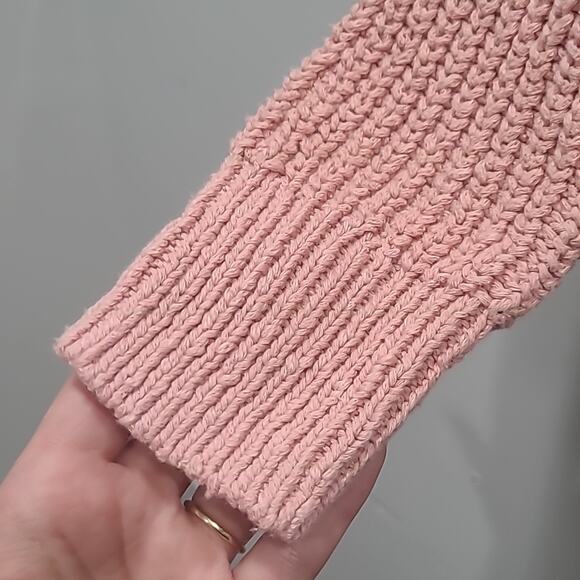 Madewell Dip-Dye Pink Ombre Courtland Cardigan Sweater - Picture 11 of 13